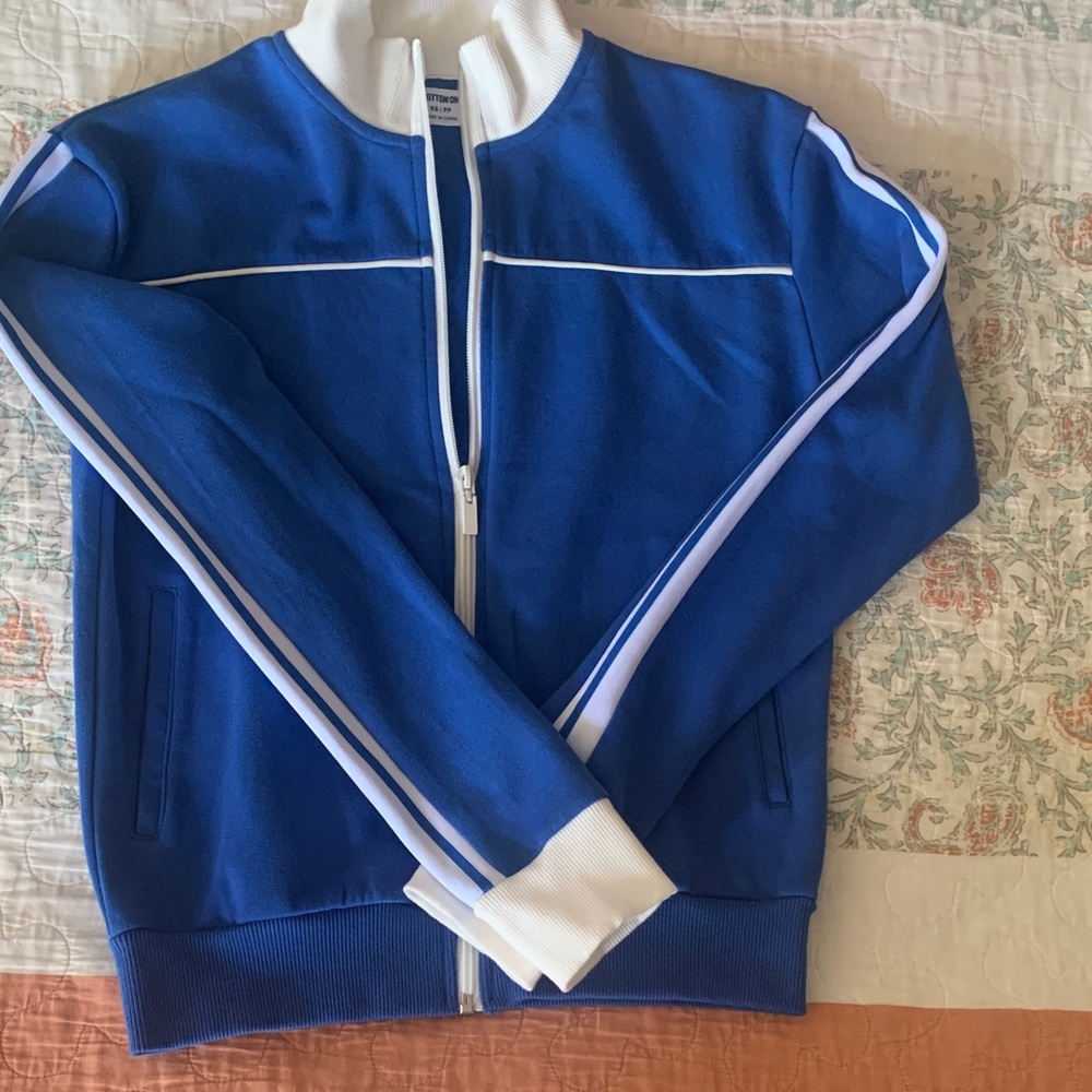 Cotton On Blue Zip Up Jacket